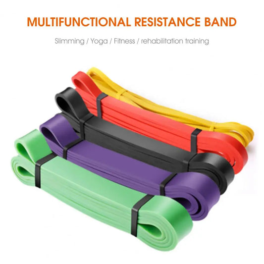 Resistance Band Latex Resistance Band Exercise Elastic Band Strong Resilience High Elasticity Carrying Pull Up Assist Band